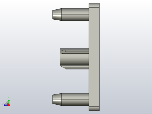 铝型材端盖HFC6-3030-B右视缩略图