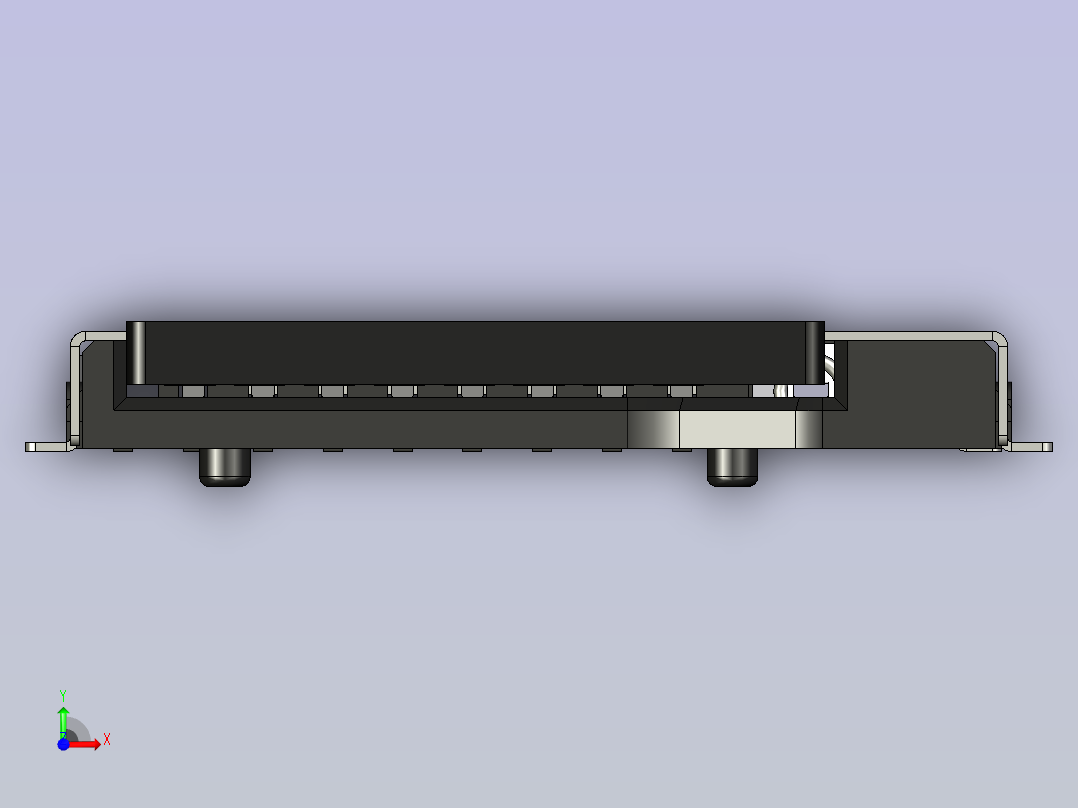 A0004796-XKB 连接器 XKTF-015-N SD 卡推推连接器前视图