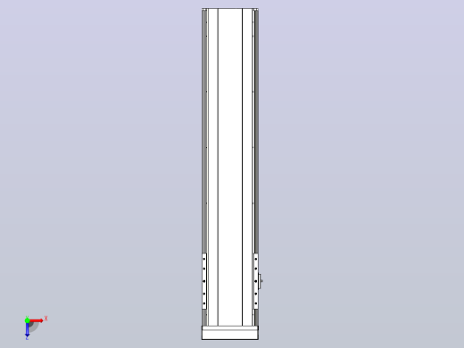 日规模组半封闭丝杆TPA-HNR-202D-2510C-L800-MP-Y-P75-N3俯视缩略图
