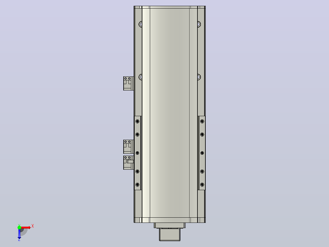 MT136BS半封闭丝杆滑台[MT136BS.L#.150.BM.P40.C3]俯视图