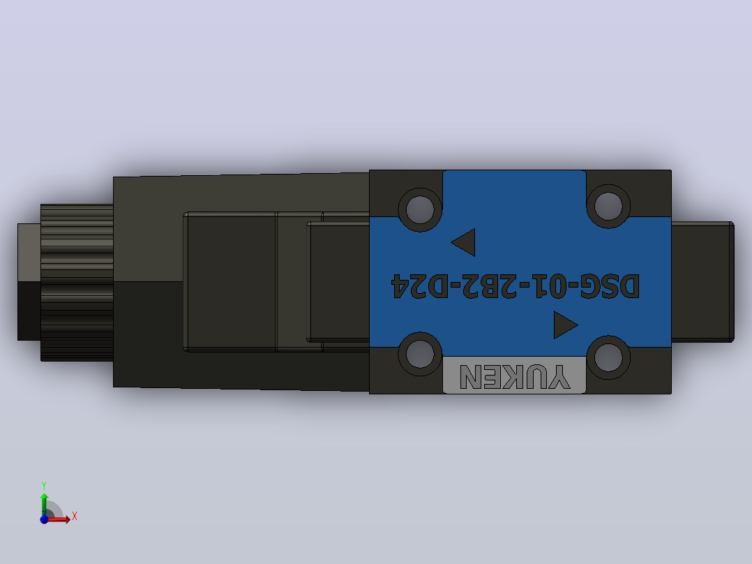 电磁换向阀_DSG-01-2B2前视图