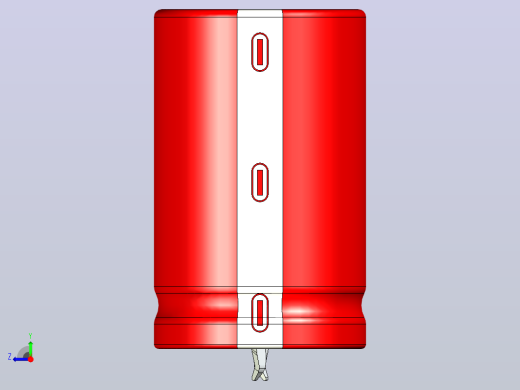 25 x 40红白底片电解电容器右视缩略图