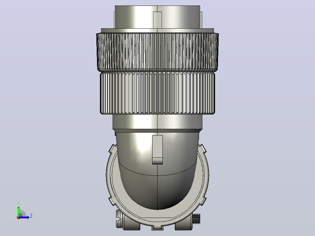威浦连接器WF28K17TV左视图