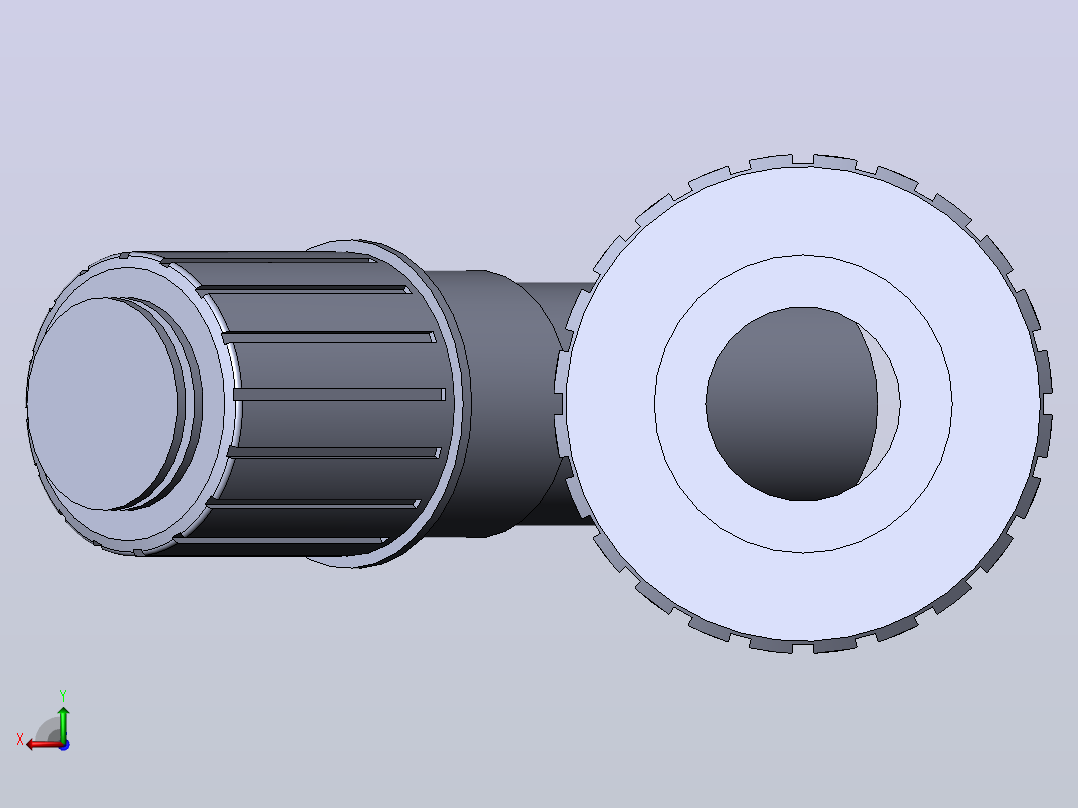 承插Y型过滤器-DN25后视图