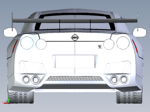 40-尼桑 GTR stp x_t后视缩略图
