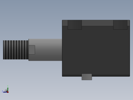YBG-CD油压侧向单轴配管式薄型缸[YBG-CD63×40W]右视缩略图