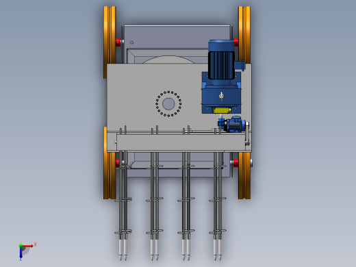 枸杞采摘机俯视缩略图