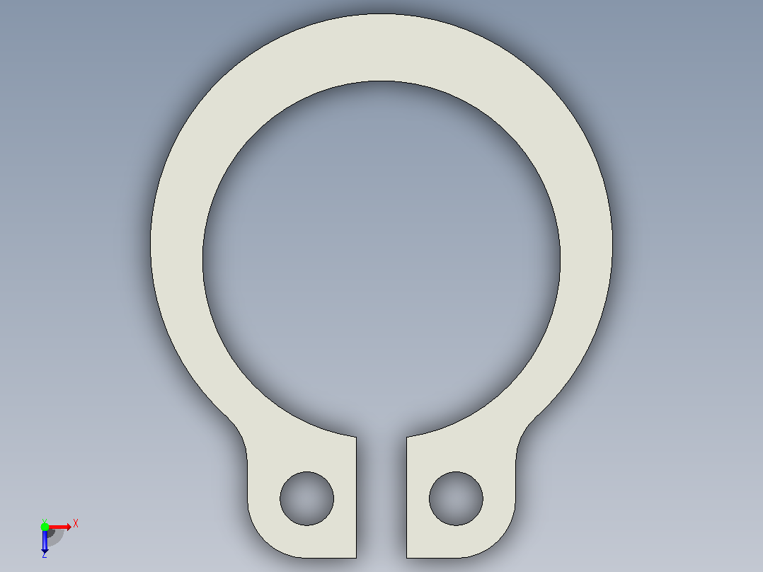 User Library-MD52C150DN15-2_DN15~20SnapRing.prt俯视图