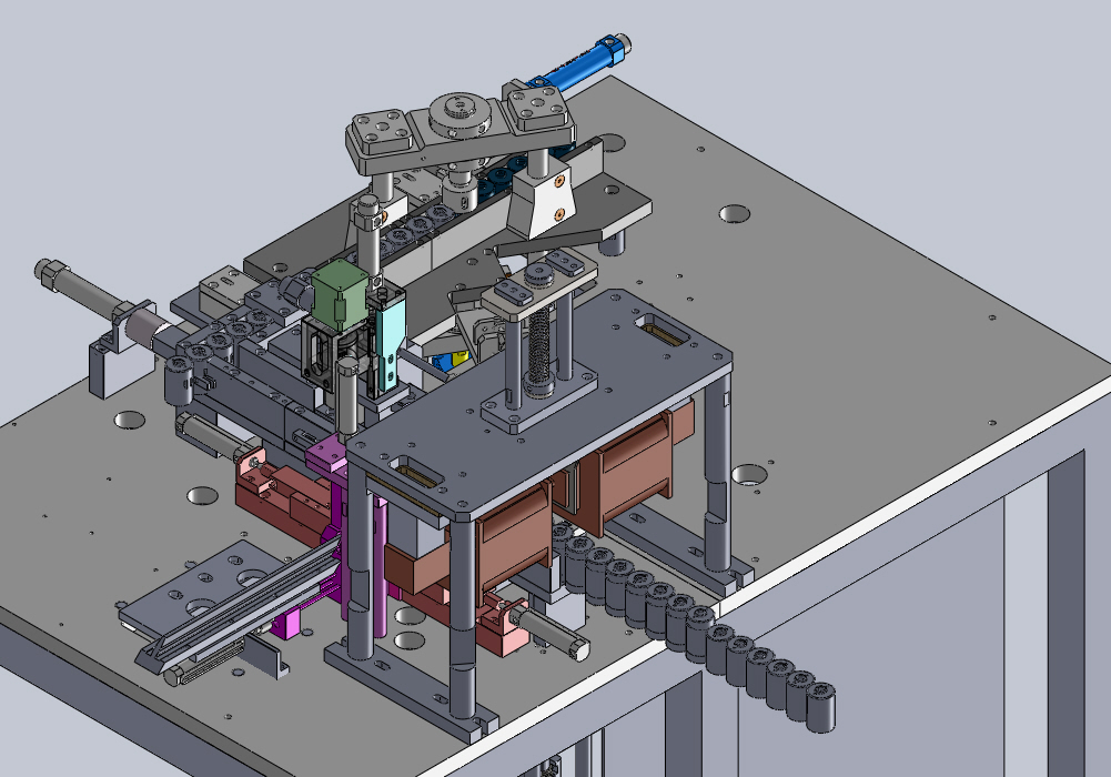 发电机小马达线圈组装充磁入磁机