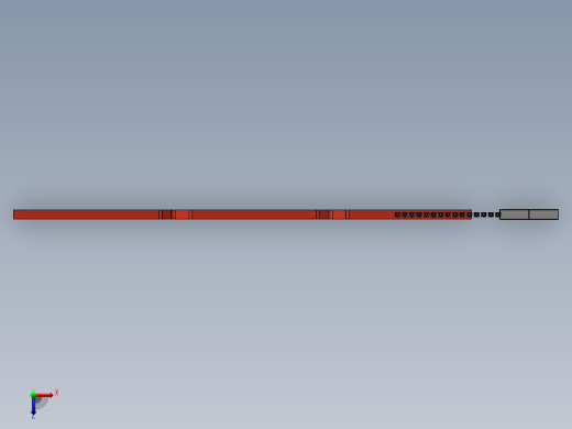 全自动铜膜信号线切割检测自动化生产线（sw20可编辑+工程图）俯视缩略图