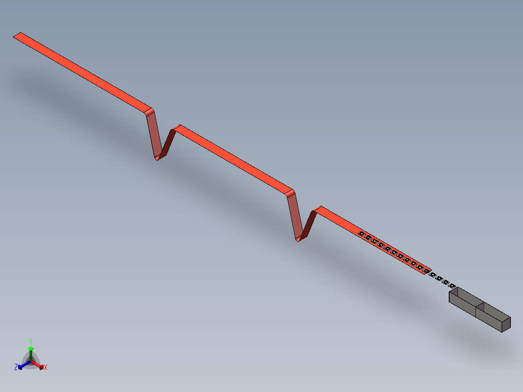 全自动铜膜信号线切割检测自动化生产线（sw20可编辑+工程图）正等轴测图