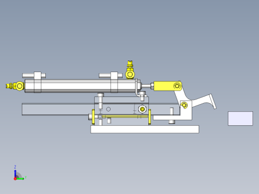 工件挤出装置右视缩略图