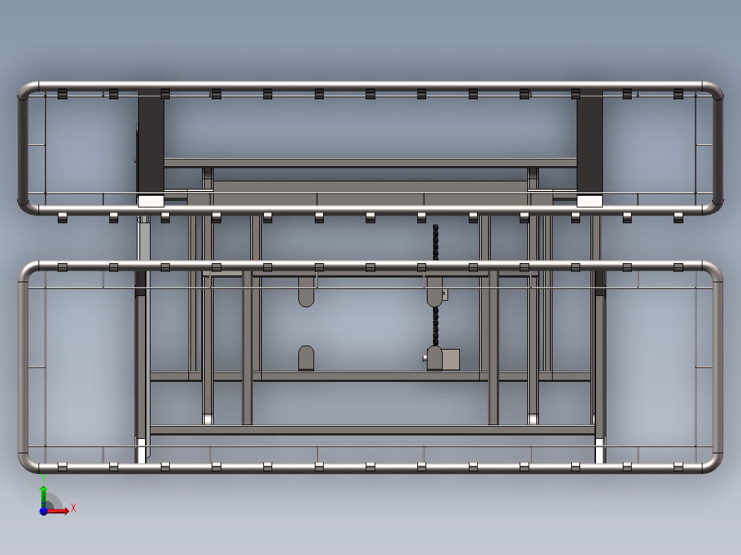 电动沙发床座椅前视图