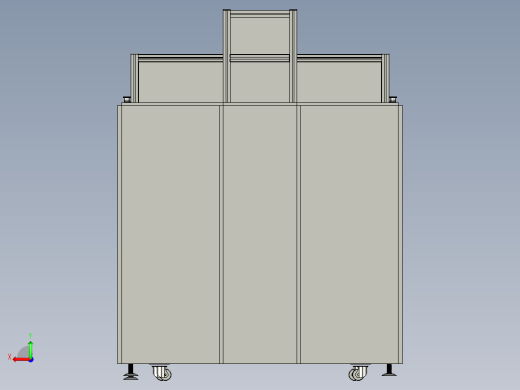 耐压设备耐高压测试机3D模型后视缩略图