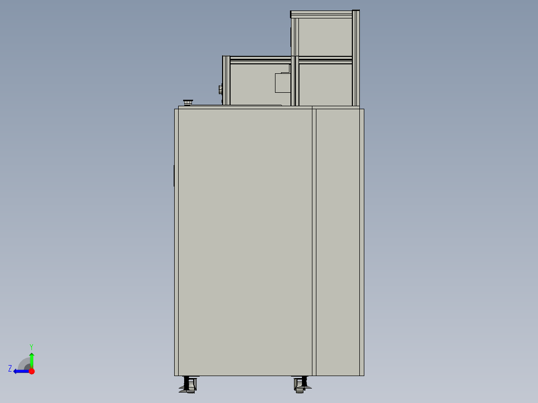 耐压设备耐高压测试机3D模型右视图