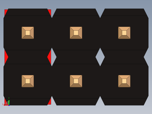 带跳线的排针-pinheader 2x3 and 1r jumper后视缩略图
