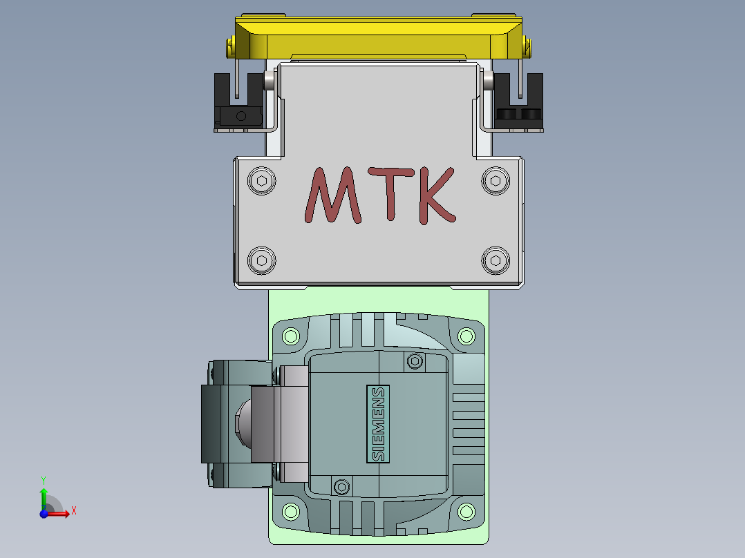 GTH内嵌丝杆全封闭GTH8S-BM-400W前视图