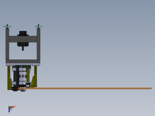 长城H6汽车空调冷凝器自动弯管机折弯机构设计CAD图纸、说明书】俯视缩略图