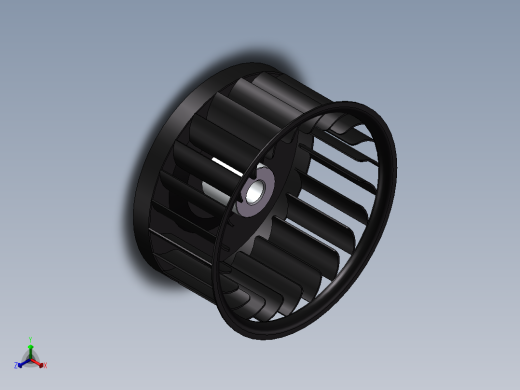 离心风轮正等轴测缩略图