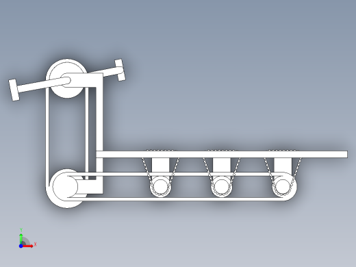 背部按摩健身器材三维前视缩略图