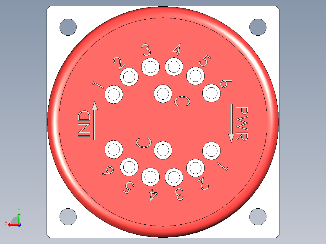 SMA接口24后视图