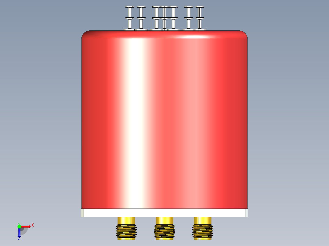 SMA接口24俯视图