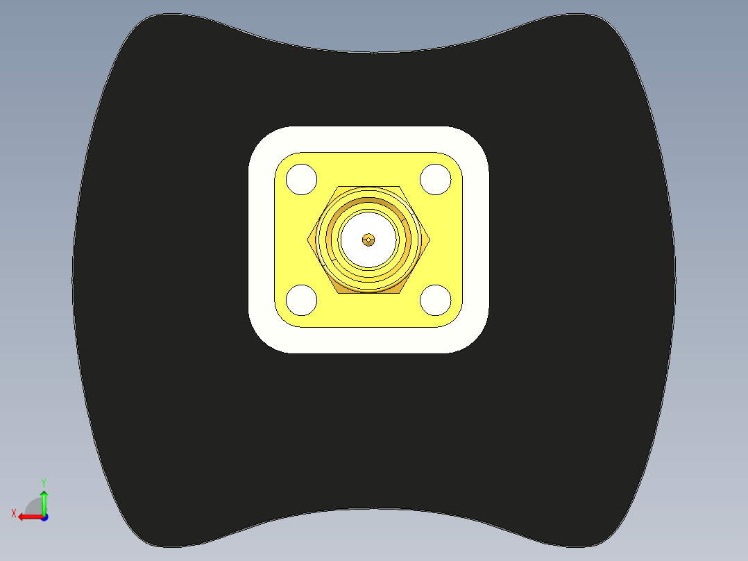 SMA接口42后视图