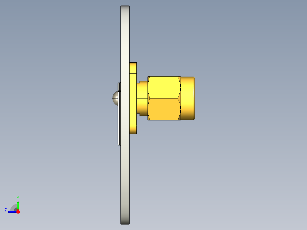 SMA接口42右视图