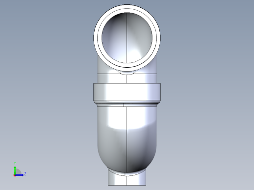船舶管路系统S26_SeaDrainPLUS_TrapCleanout-SxS_37E171903_3in Sea Drain Plus - P-TrapCleanout-SxS左视缩略图