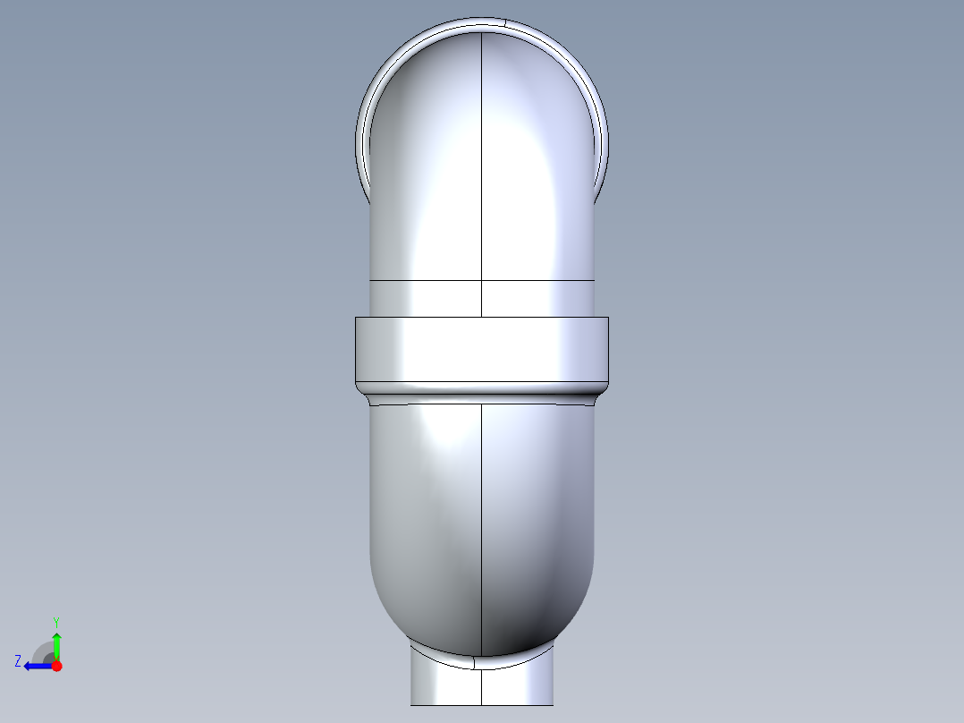 船舶管路系统S26_SeaDrainPLUS_TrapCleanout-SxS_37E171903_3in Sea Drain Plus - P-TrapCleanout-SxS右视图