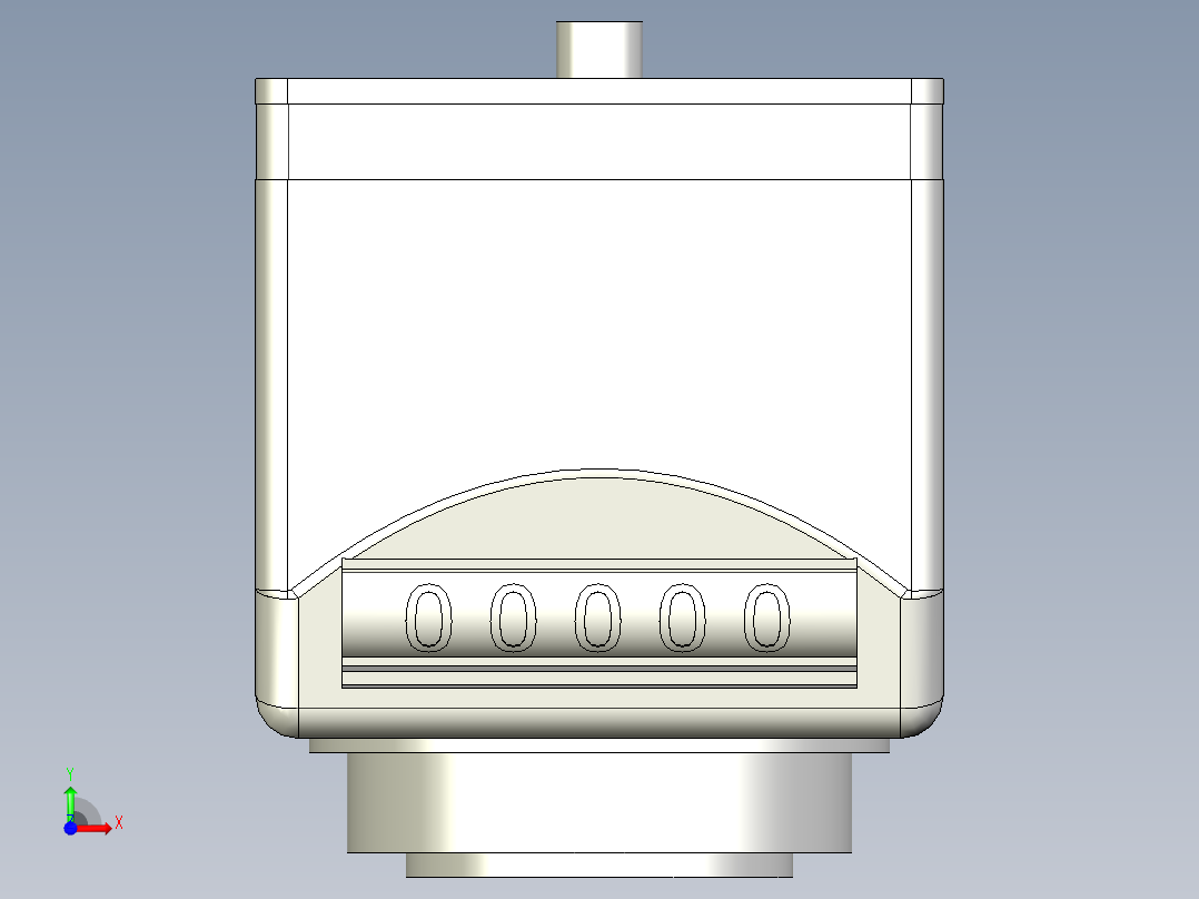 位置顯示器5564-3D多系列多零件图纸模型前视图
