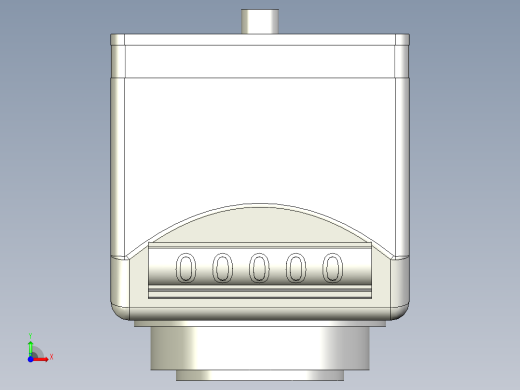 位置顯示器5564-3D多系列多零件图纸模型前视缩略图