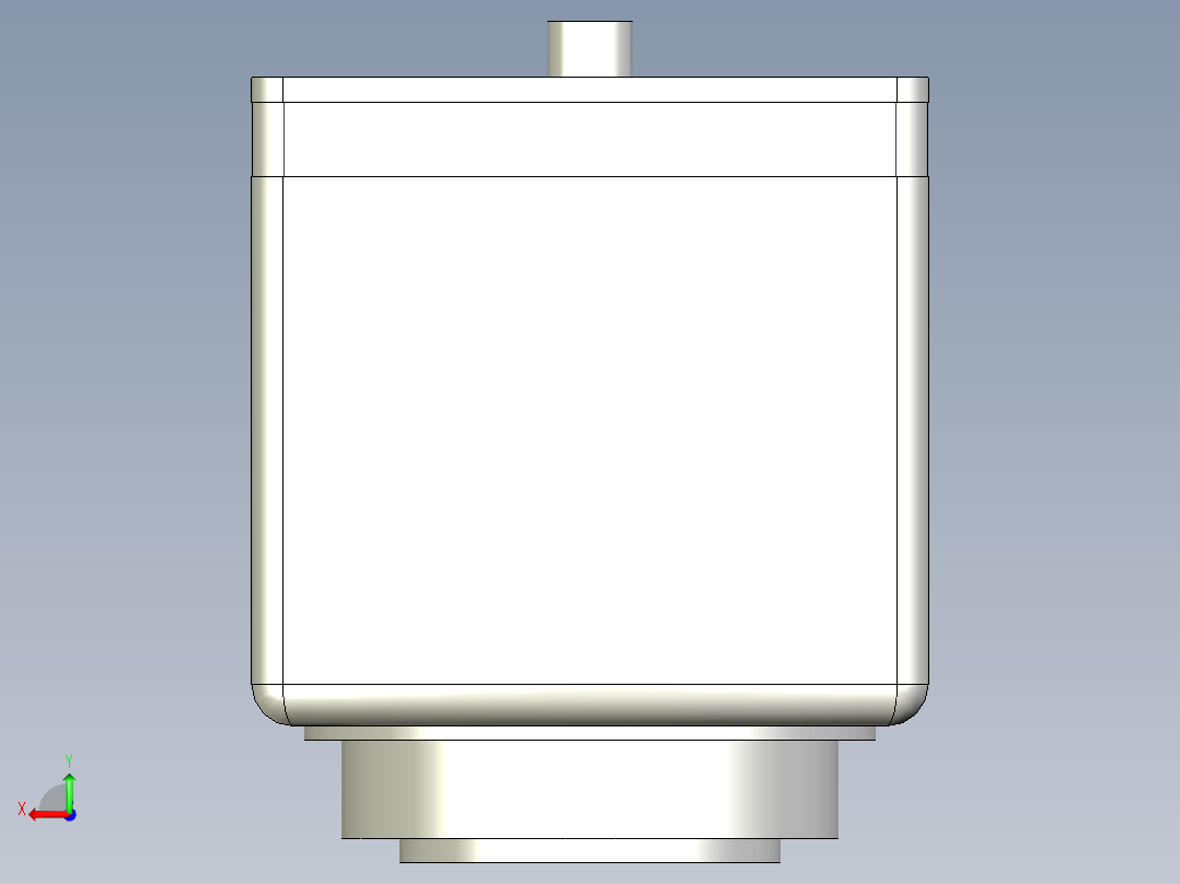 位置顯示器5564-3D多系列多零件图纸模型后视图