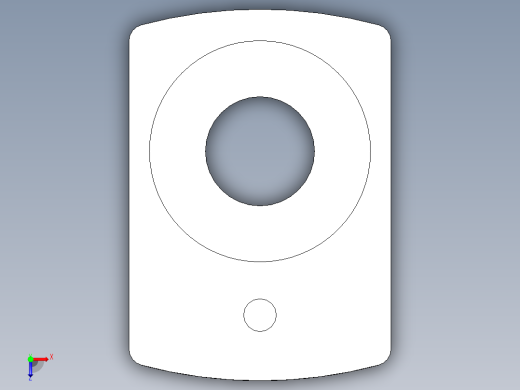 位置顯示器5564-3D多系列多零件图纸模型俯视缩略图