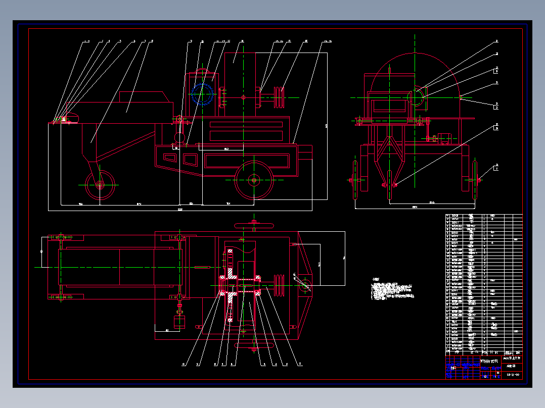 可移动树枝粉碎机的设计（含12张CAD图纸+说明书)86095==220ku