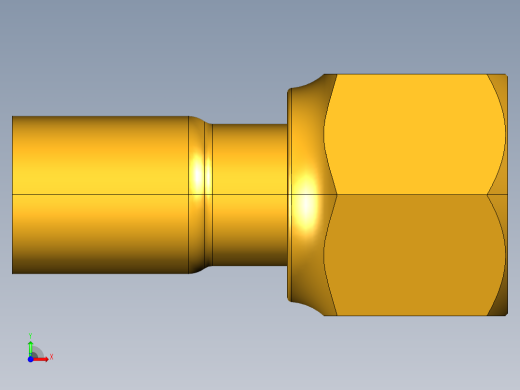 扩口式工业通用硬管接头Flare Adapter US5-10前视缩略图
