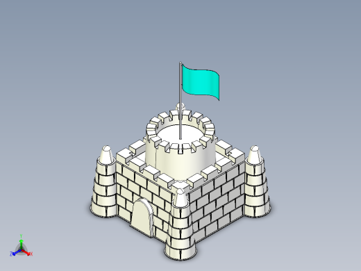 沙堡正等轴测缩略图