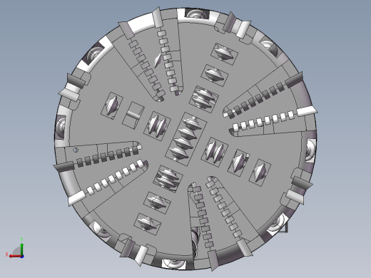 盾构机 3D后视缩略图