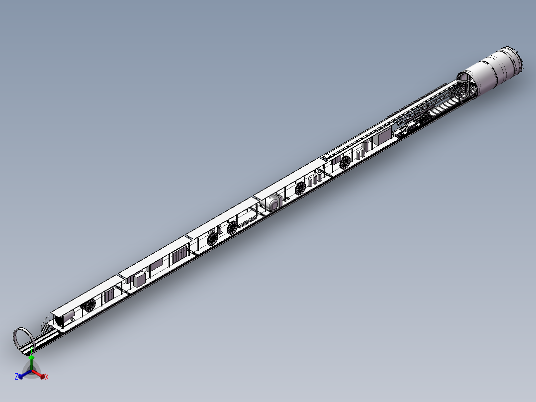 盾构机 3D正等轴测图