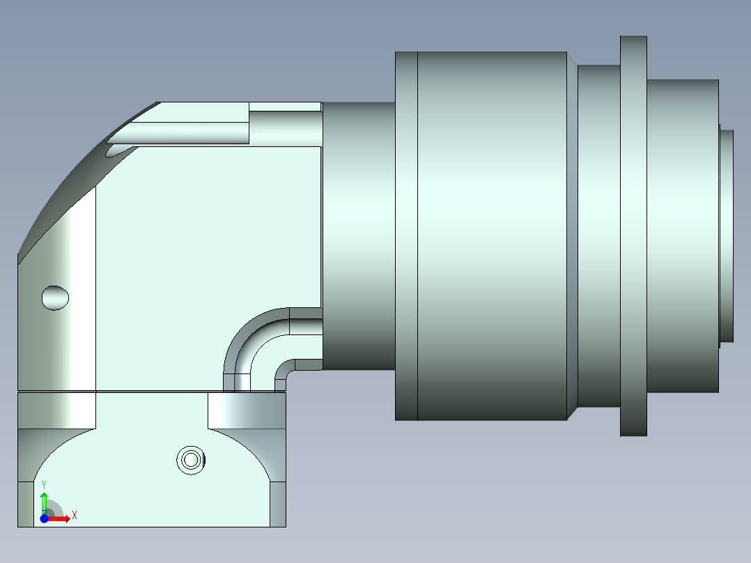 直齿ZPLH160-L3 22-110-145-M8.stp前视图