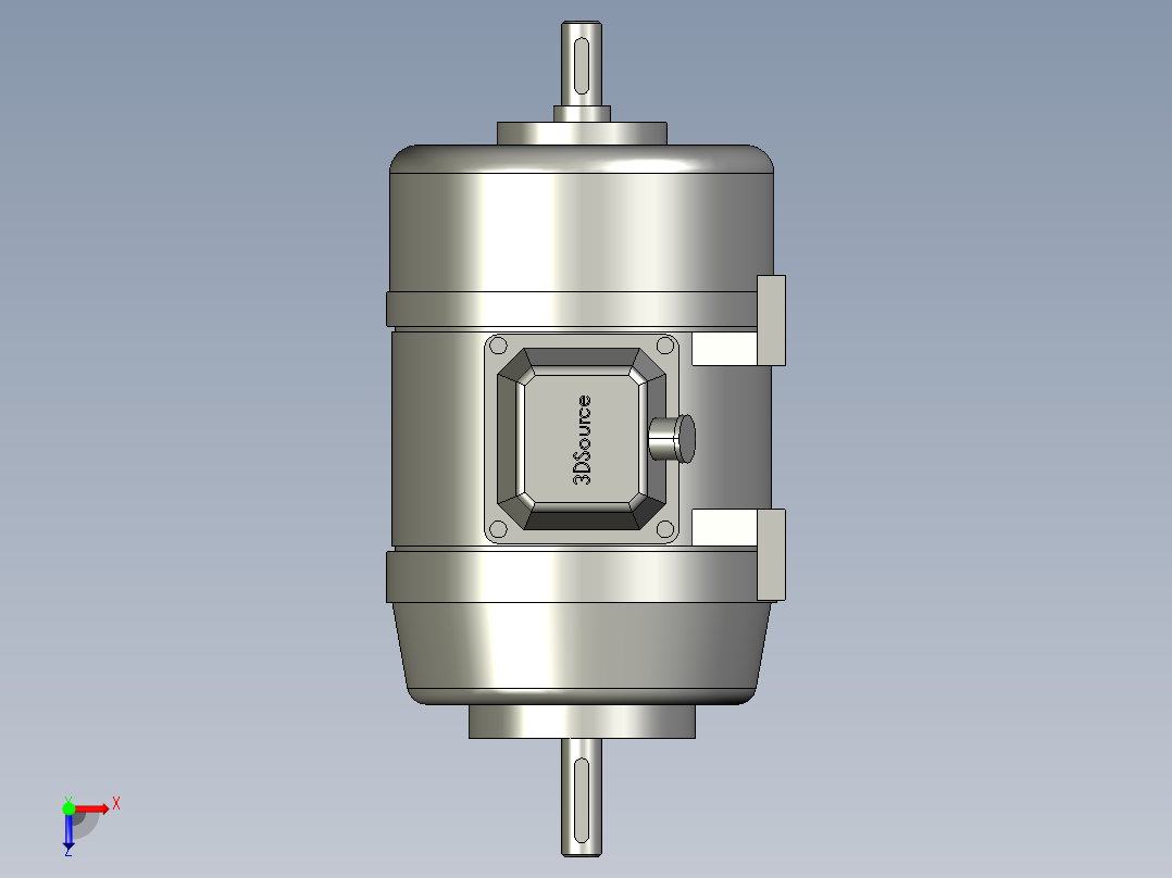 永磁直流测速发电机-30币-186400俯视图