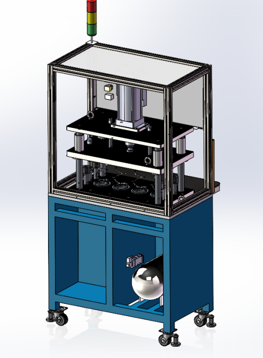 锥度弹簧弹簧定型机强压机（sw22可编辑+工程图）缩略图