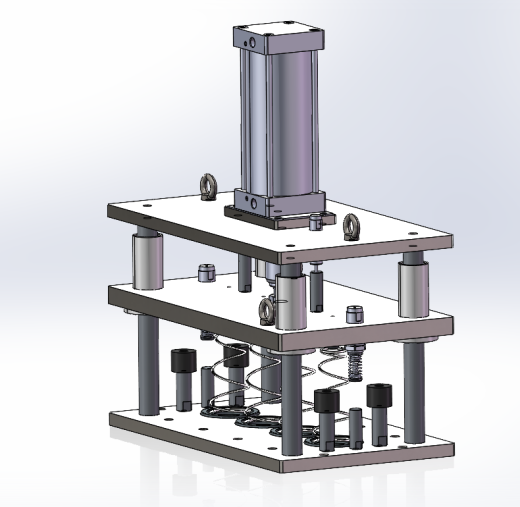 锥度弹簧弹簧定型机强压机（sw22可编辑+工程图）缩略图