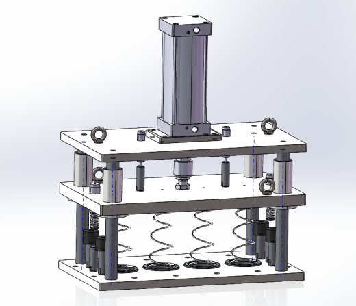 锥度弹簧弹簧定型机强压机（sw22可编辑+工程图）缩略图
