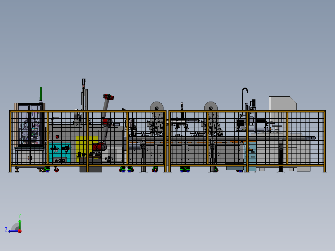 全自动手机贴膜生产线sw20右视图