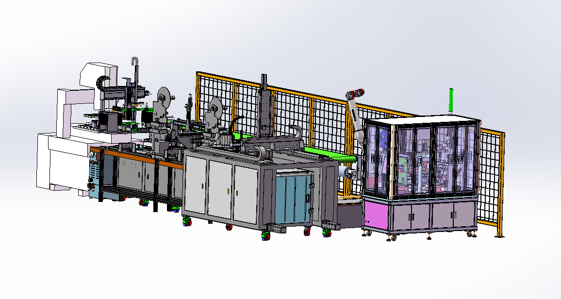 全自动手机贴膜生产线sw20