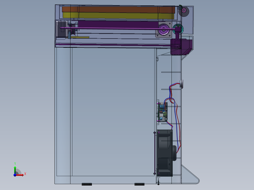智能垃圾箱前视图