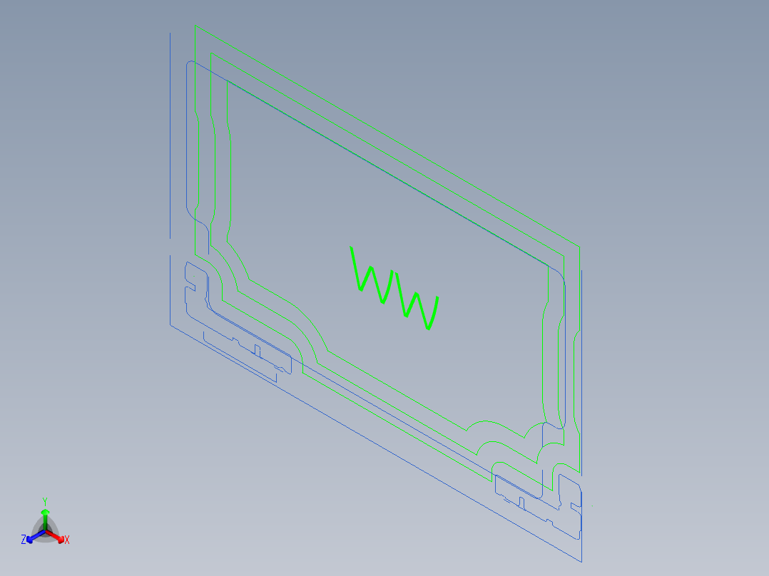 铝板开粗程序模型