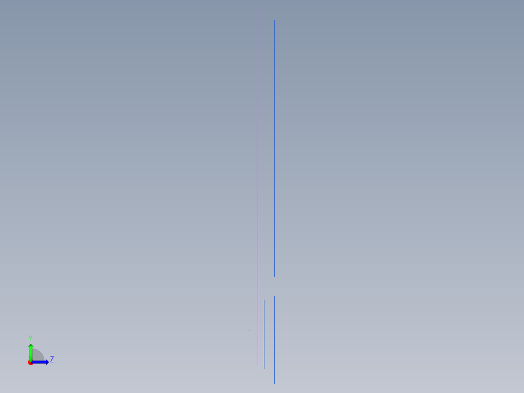 铝板开粗程序模型左视图