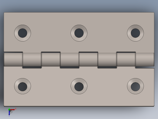铰链、合页biltema-25-539-hinge俯视缩略图